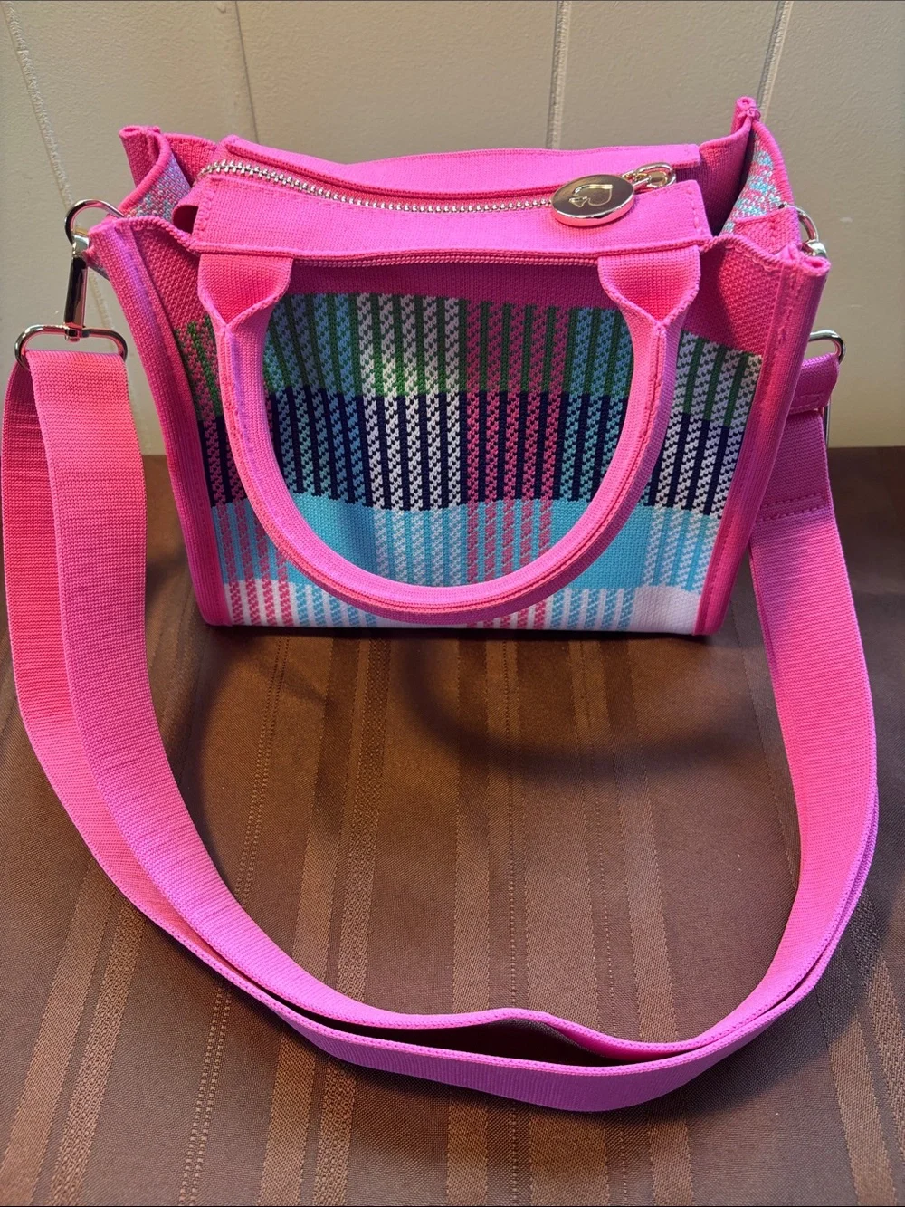 NWOT Kate Spade x Target Plaid Knit Crossbody - FULL SET! EXTREMELY RARE!